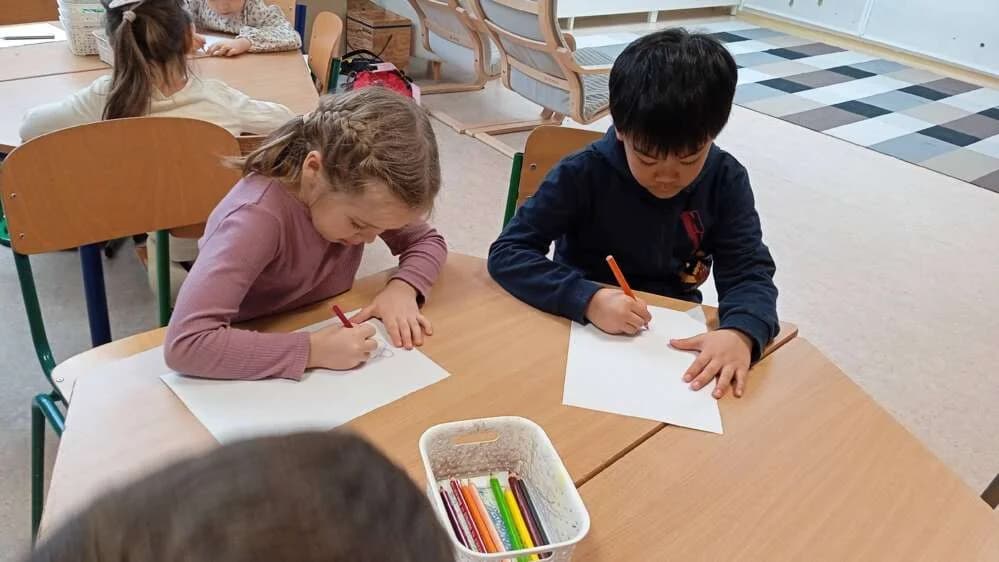 Návštěva předškoláků v ZŠ Curie